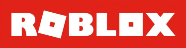 Roblox logo - a red and white sign